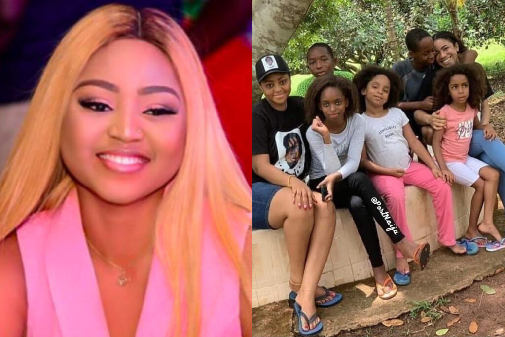 Regina Daniels Shows Her Step-children To Make A List Of Things They Want – Video 2 Regina Daniels