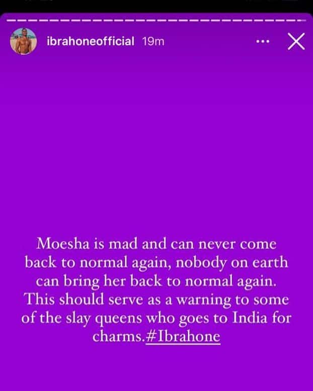 Ibrah One - Moesha Boduong Went To India For Charms 3 ghnewslive ibrah one