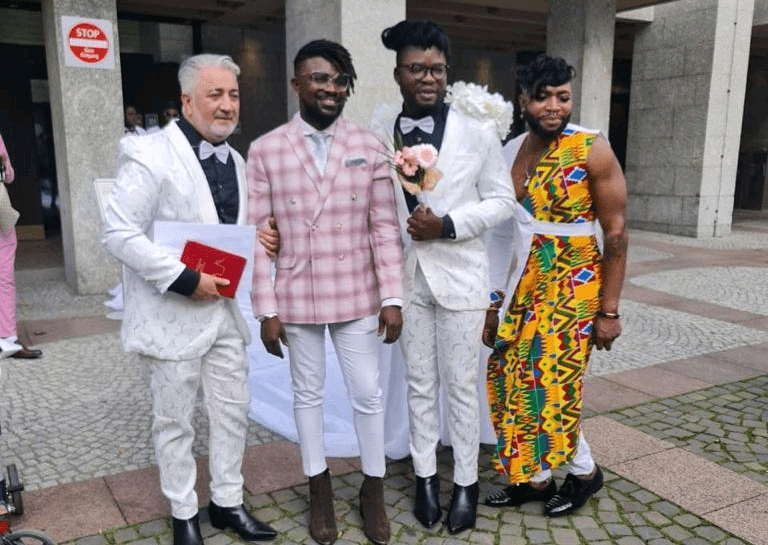 Ghanaian man, German husband hitched in an exclusive gay marriage 2 Ghanaian