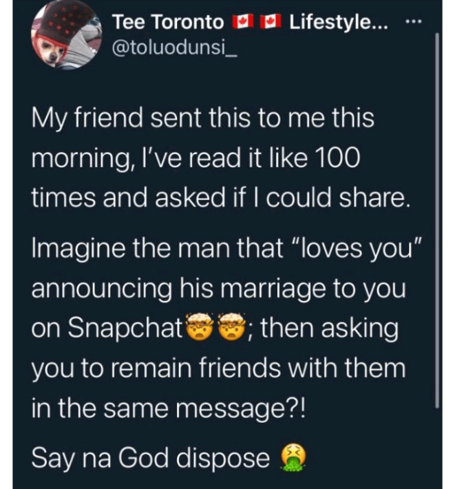 Heartbroken lady shares the letter she received from boyfriend who is getting married to someone else 3 Screenshot 20210731 070045 1