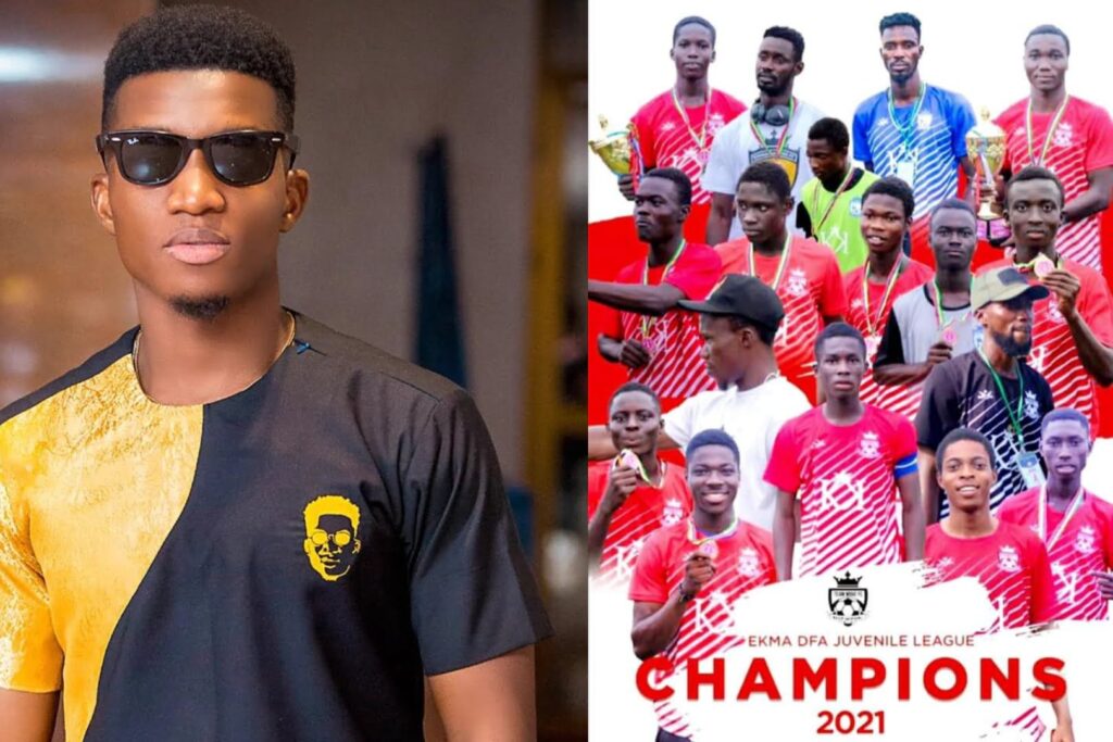 Kofi kinaata's Team Move Fc Wins The 2021 EKMA DFA Juvenile League 2 team move fc champions