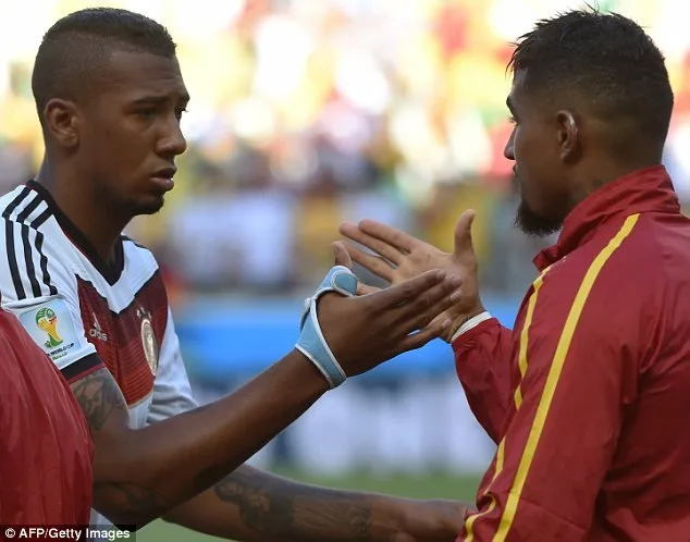 Kevin-Prince Boateng has criticised his half-brother Jerome after he was found guilty of assaulting his former partner 4 Kevin-Prince Boateng has criticised his half-brother Jerome after he was found guilty of assaulting his former partner