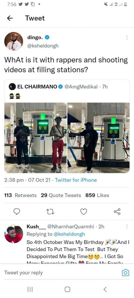 Kwadwo Sheldon Blasts Kwesi Arthur And Medikal For Shooting Videos In Front Of Fuel Station. ( photo) 3 Kwadwo Sheldon Blasts Kwesi Arthur And Medikal