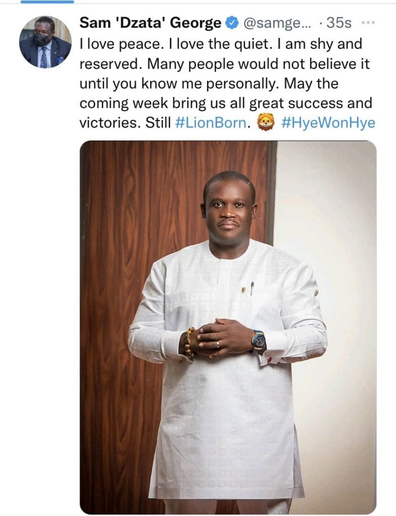 Sam George breaks the internet with another surprising revelation about himself 3 Sam George