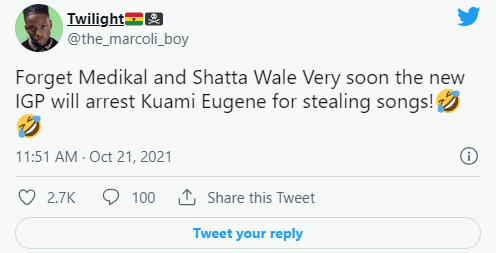 Kuami Eugene will soon be arrested by the IGP - Netizen predicts 3 kuami eugene arrested
