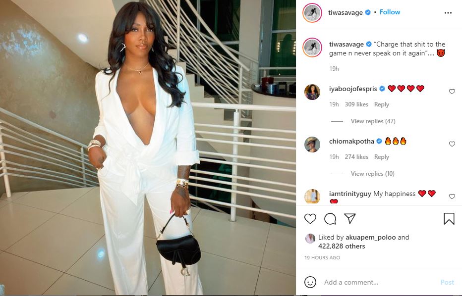 Never Speak On It Again - Tiwa Savage Says In A New Post On Instagram 3 tiwa savage new post