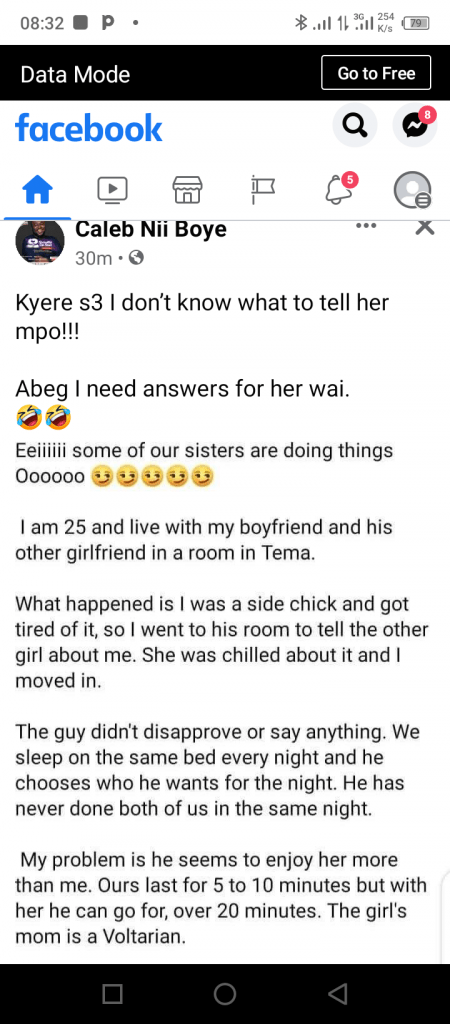 See How This Man Slept With His Girlfriend And Side Chick On The Same Bed 3 SIDE CHICK WAHALA