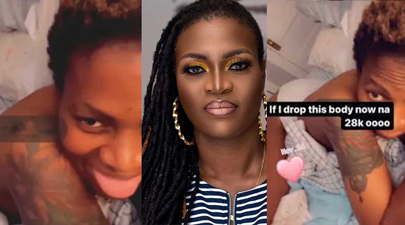 Stonebwoy's Ayisha Modi goes n∂kəd as she brags about her hot body in new bedroom video 2 Ayisha Modi