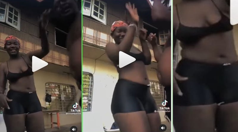 VIDEO: Sugar Daddy Runs Away From Camera When A Young Lady Tried To Show His Face 2 Young