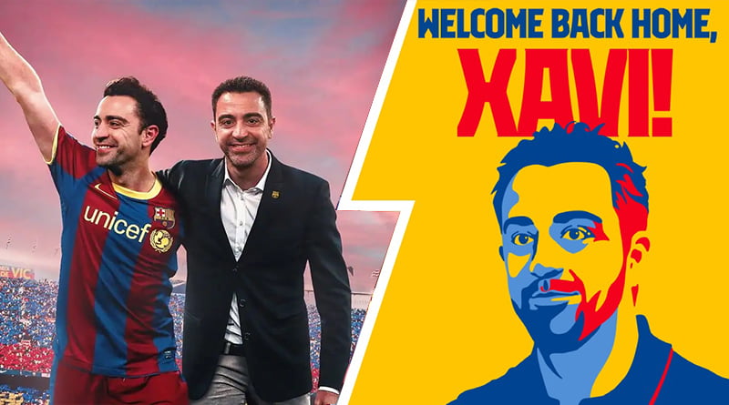 Xavi Hernández is now the new head coach of FC Barcelona 2 Xavi Hernández