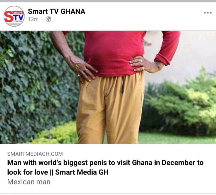 The Mexican Man Who Has The World's Biggest Manhood Set To Visit Ghana To Search For True Love 4 ghnewslive with the man with the biggest dick or penis