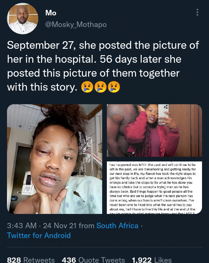 “I Still Love Him, No Man Is Perfect” — Lady Says After Her Boyfriend Did This To Her 3 lady