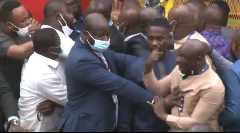 Ghana Parliament Fights Again (VIDEO) 2 Ghana Parliament Fights