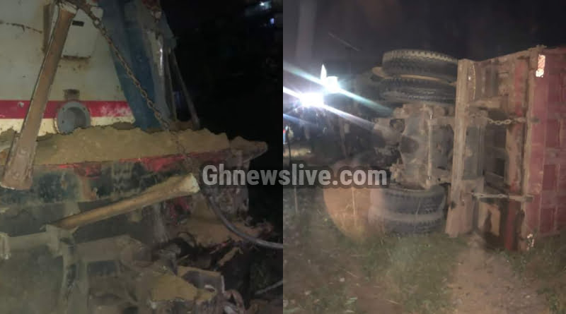 SAD: A Tipper Truck Collide With A Manganese Haulage Train In The Western Region 2 Train