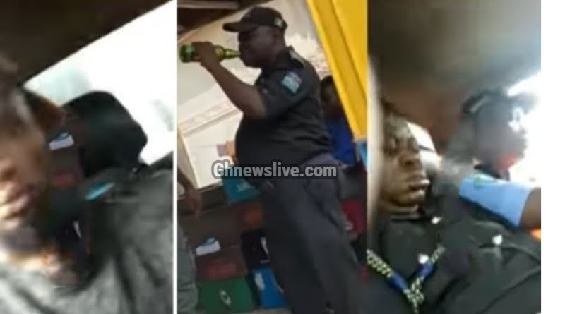 (VIDEO) Police Officer Falls Asleep While Transporting Young Man To Station 2 Police
