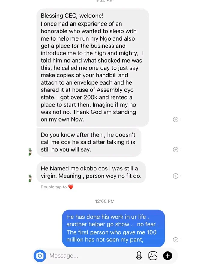 "The First Person Who Gave Me 100 Million Naira Has Not Even Seen My Underwear" - Blessing CEO Revealed 2 Blessing