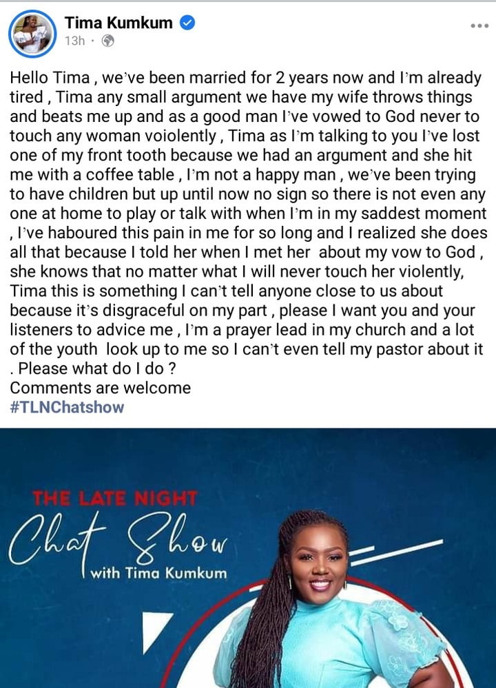 My Wife Has Been Beating Me Every Day, But As A Good Man This Is What I do (DETAILS) 3 my wife beats me always