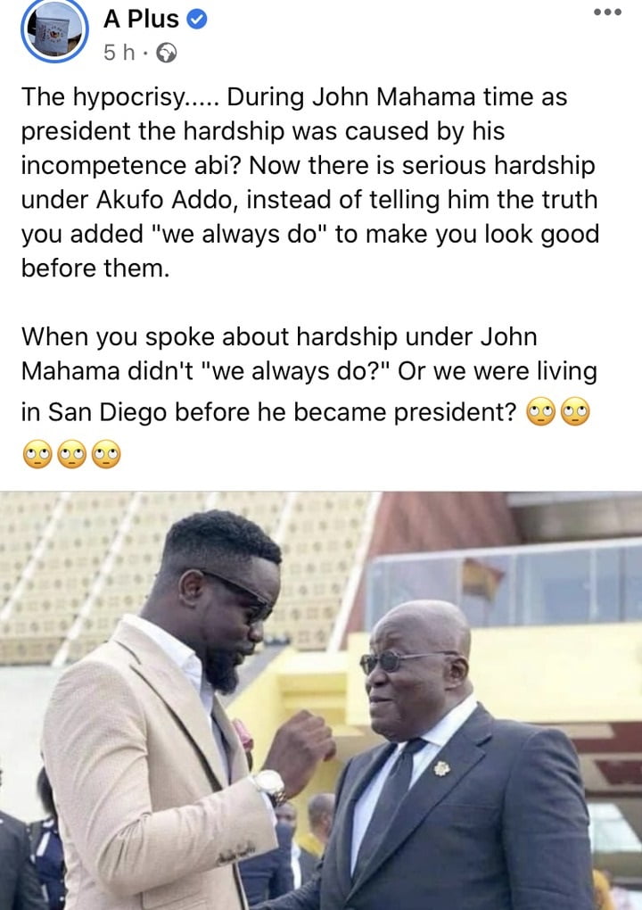 See Why Ghanaians Massively ‘Blast’ Sarkodie After Another Unexpected Post By Kwame A-Plus Pop Up 4 sarkodie tweet 1