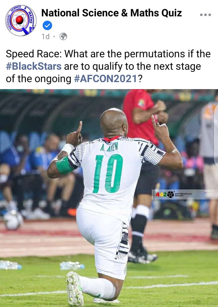 NSMQ Reacts To Ghana's Loss To Gabon With A Bold "Mathematics" Question. Check Out Some Responses 3 Ghana Black Stars vs Comoros