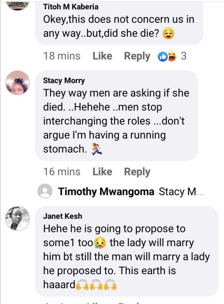 Lady Storms Boyfriend's Workplace, Went Down On One Knees To Propose, See What Happened Next 5 Lady
