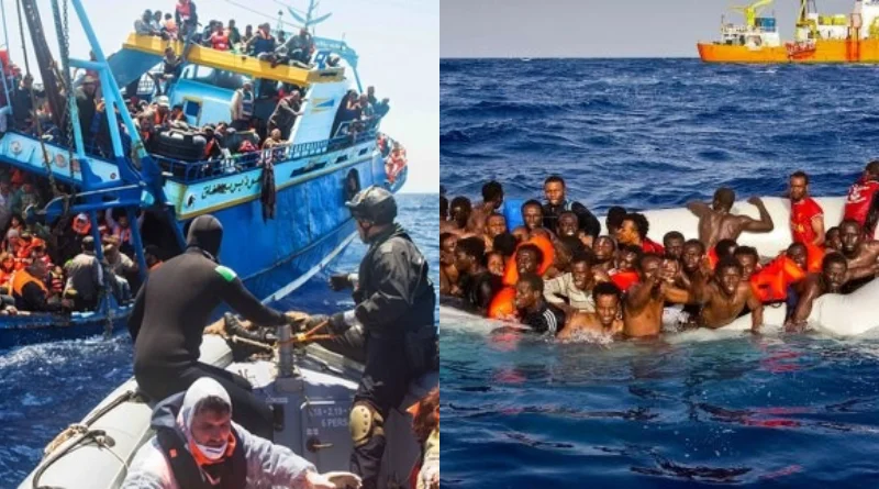 Man Shares Sad Story On How He Managed To Travel From Libya to Italy by the Mediterranean Sea 1 Libya