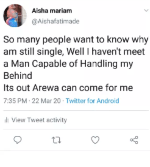 I’m Single Because No Man Has Been Able To Handle My Huge Backside – Lady Claims 3 Screenshot 2021 12 06 at 1.17.24 PM