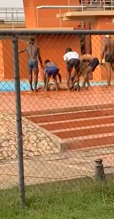 SAD VIDEO: Level 100 Legon Student Reportedly Dies At The Pool Side While Swimming 2 legon