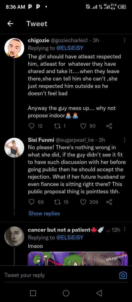 Lady Rejects Proposal Of Her Boyfriend In Church After Wearing Matching Outfits - Netizens React 6 Lady