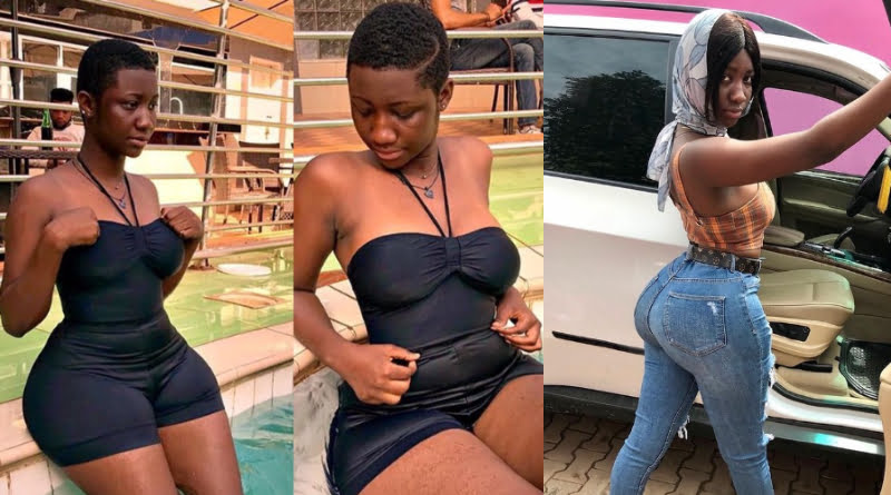 Meet Akonoba Who Is The Most Cu.r.v.y University Of Ghana Student With Natural Bea.uty 2 Akonoba