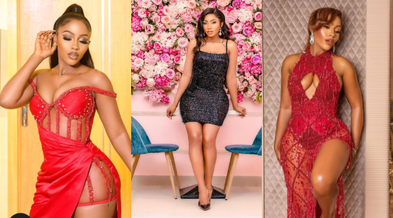 Photos: Mercy Eke's Stunning Looks In 5 Sequin Dresses 2 Mercy Eke