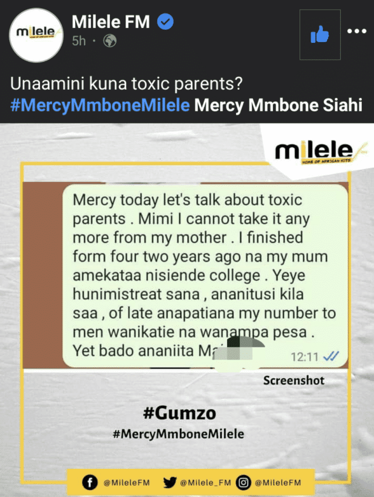 'My Mum Gives My Number to Men & They Give Her Money' - Lady Laments 2 Screenshot 2022 02 01 at 9.14.33 PM