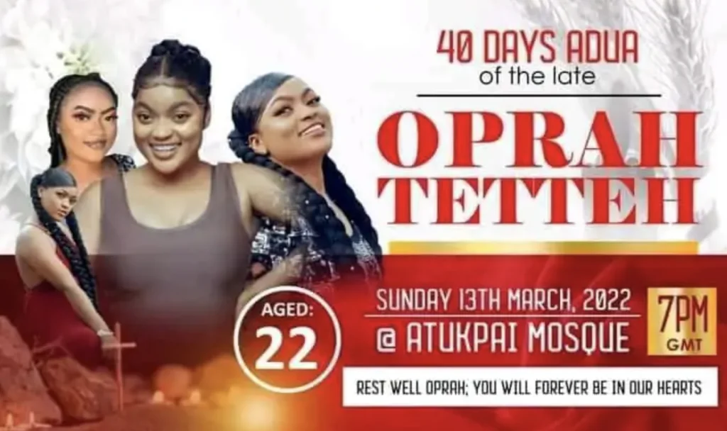 Sad!!! Funeral Poster Of Beautiful Ghanaian Lady Pops Up On The Internet, Netizens React 2 Screenshot 2022 02 13 at 11.20.40 AM