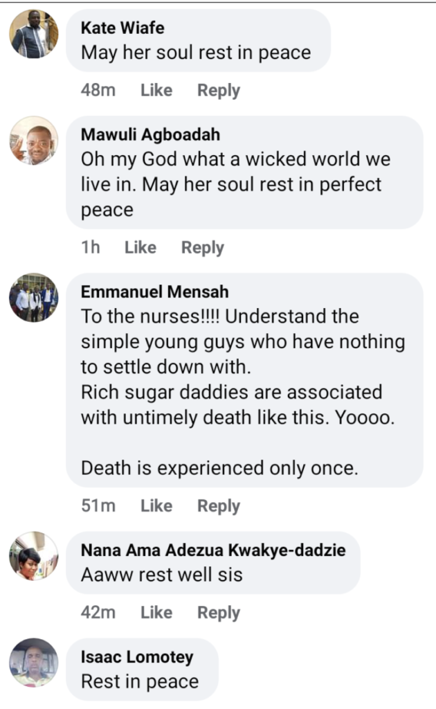 Sad Reactions As The Funeral Poster Of 24-Year-Old Beautiful Ghanaian Nurse Hits Online 2 Screenshot 2022 02 21 at 6.22.07 AM