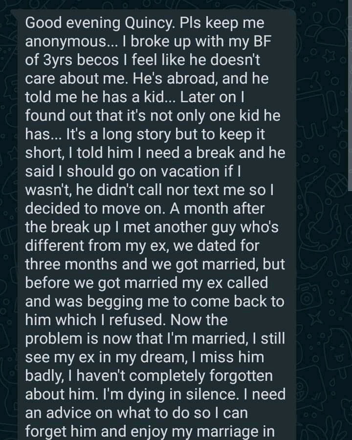 I'm Married With Kids But I Miss My Ex-Boyfriend Badly That I Always see Him In My Dreams - Woman Confess 3 Woman