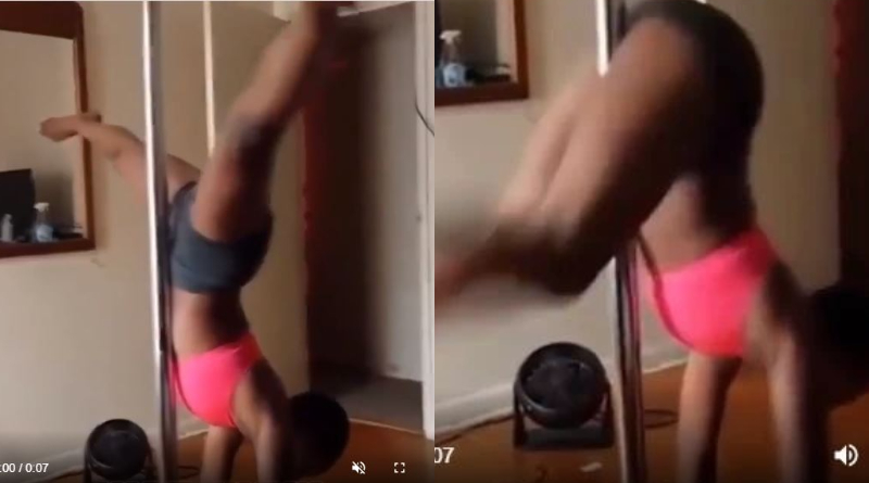A Lady Hurts Herself After She Attempted To Do This Type Of Exercise (+VIDEO) 2 Exercise