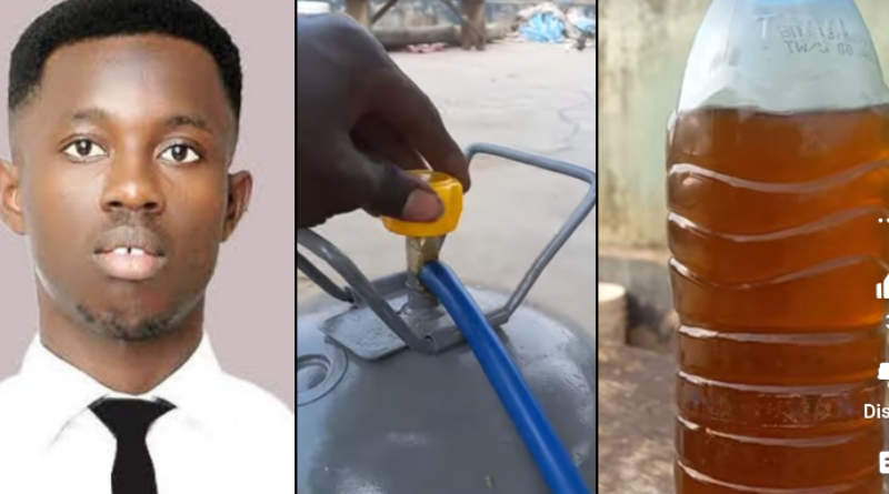 Ghanaian University Student Turns Plastic Wastes Into Fuel (Video) 2 Ghanaian University Student