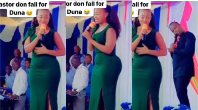 VIDEO: Slay Queen Confuses Pastor With Heavy Backside In Church 2 Slay Queen