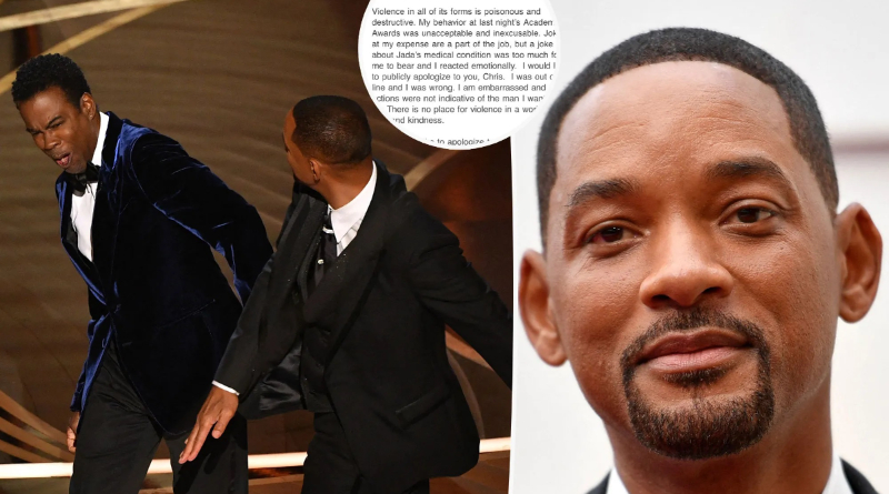 Will Smith's Genuine Apology To Chris Rock