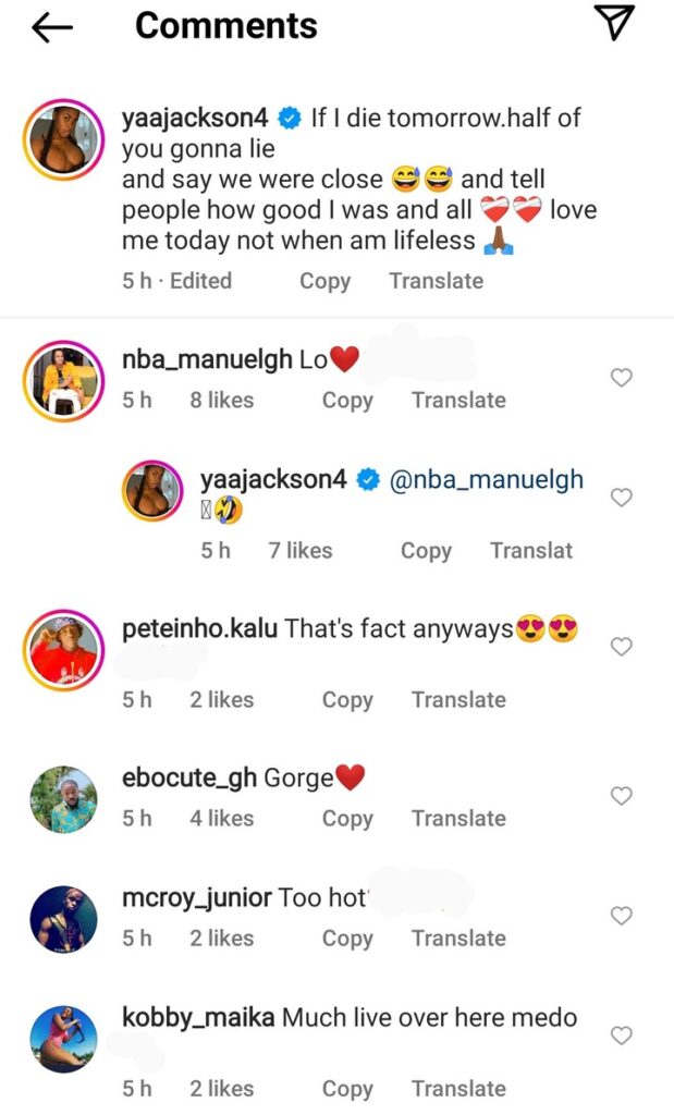 Yaa Jackson Has Spa.rk Conversation Again With New Photos Of Herself On Instagram 2 Yaa Jackson