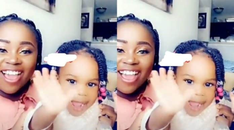 A cute video of Kaakie and her daughter pops online 2 Kaakie