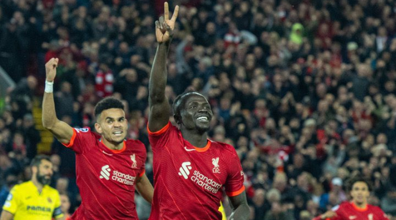 Sadio Mane equals Didier Drogba's record as Liverpool beat resilient Villarreal 2:0 at Anfield 2 FotoJet 32