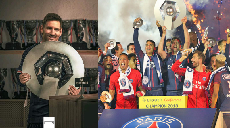 PSG Wins Their 10th Ligue 1 Title With Lionel Messi 2 Lionel Messi