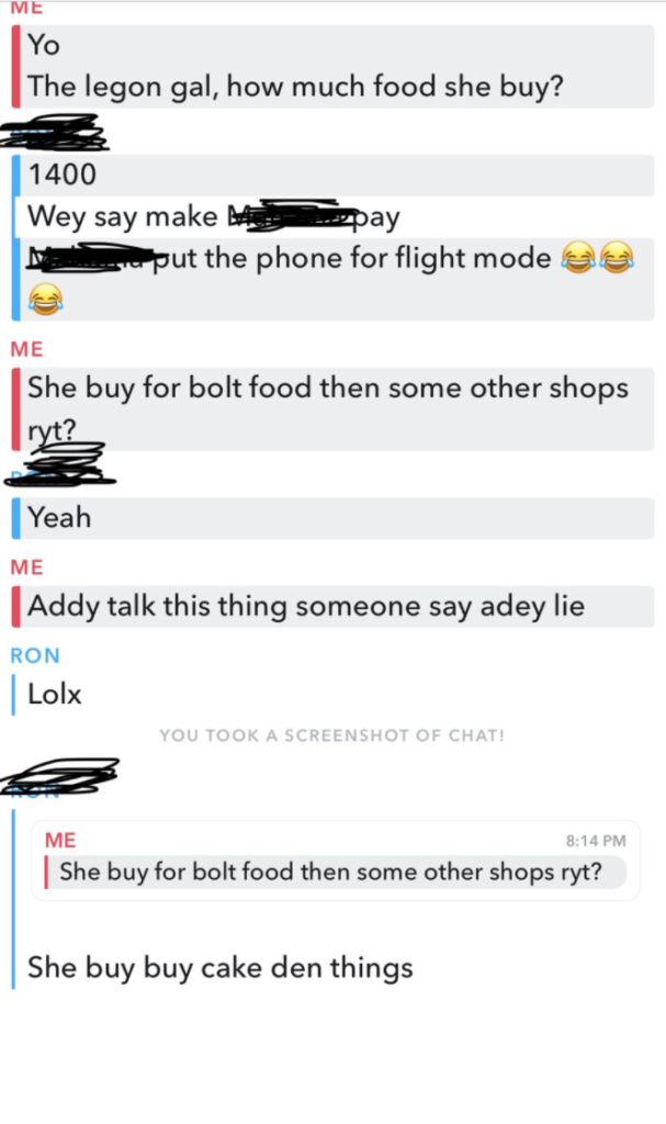 How A Female Legon Student Ordered Food Worth GHC 1400 & Expected A Guy Who Asked Her Out To Pay 4 Screenshot 2022 04 06 at 11.17.22 AM