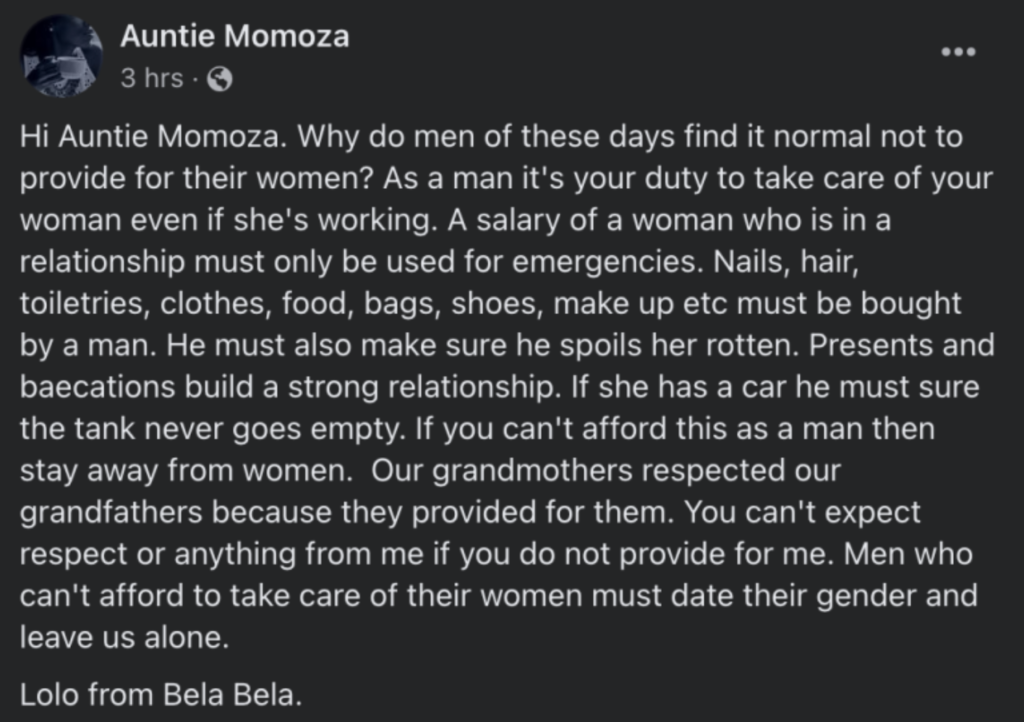 ‘Any Man Who Can’t Buy Bags, Shoes & Other Expensive Things For His Woman Should Stay Away From Her’ – Lady Says 2 Screenshot 2022 04 21 at 4.21.42 PM