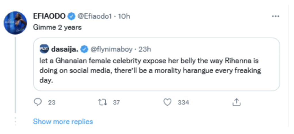 'I Will Also Flaunt My Baby Bump When I Get Pregnant Like Rihanna' - Efia Odo 2 Screenshot 2022 04 21 at 4.44.18 PM