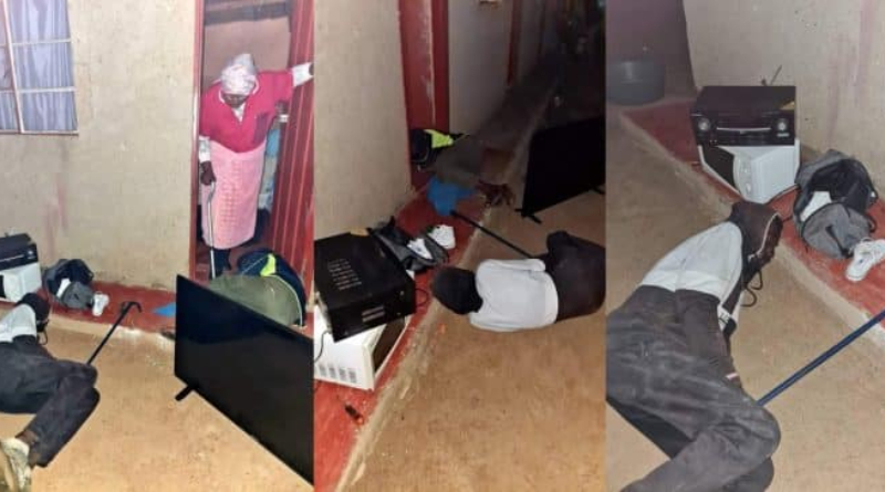Thieves fall asleep right after stealing items from an old woman’s home 2 Thieves