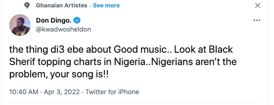 Nigerians Aren’t The Problem, Your Song Is – Kwadwo Sheldon To Ghana Artists 3 Kwadwo Sheldon