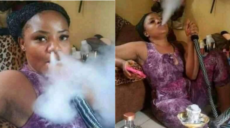 Wife Material; Beautiful Lady Smoking Shisha Cause A Huge Stir Online 2 Wife Material