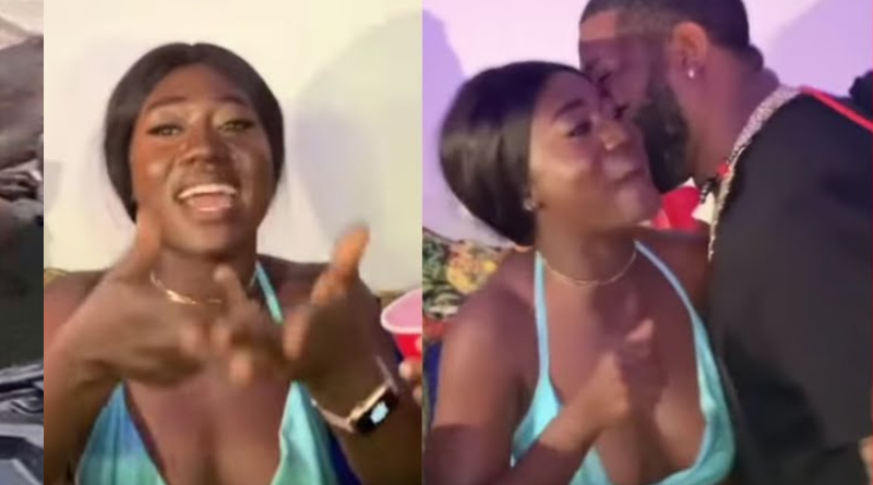 D-Black Dey Eat’ – Netizens React As D-Black Grinds Hajia Bintu’s Huge Backside In Intimate Video 2 Hajia Bintu