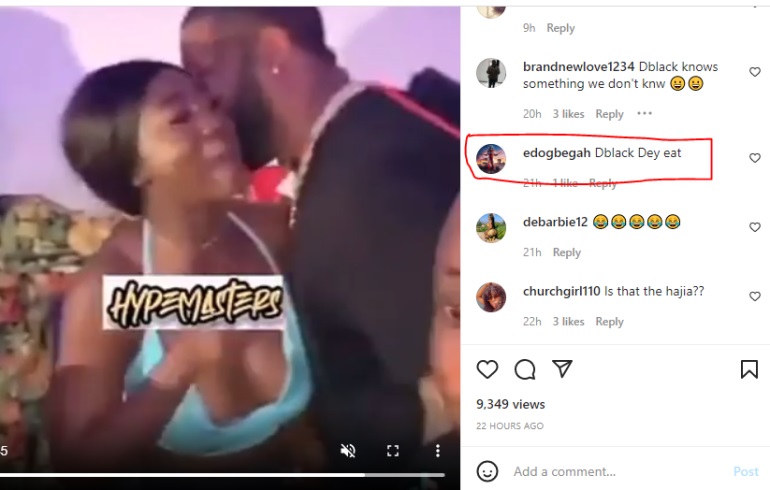 D-Black Dey Eat’ – Netizens React As D-Black Grinds Hajia Bintu’s Huge Backside In Intimate Video 3 Hajia bintu trends